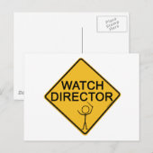 Carte Postale Directeur de la surveillance (Devant / Derrière)