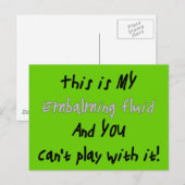 Carte Postale Directeur funéraire / Morticician Funny Gifts (Devant / Derrière)