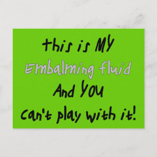 Carte Postale Directeur funéraire / Morticician Funny Gifts