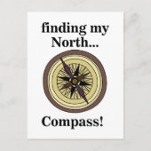 Carte Postale Direction de navigation aux instruments Compass am (Devant)