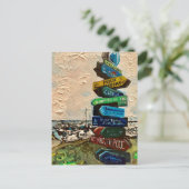 Carte postale "Direction Marker on Kelley's Island (Debout devant)