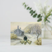 Carte Postale Diriger le mouton (Debout devant)