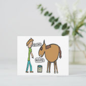 Carte Postale Dirigez Un Cheval Vers L'Eau (Debout devant)