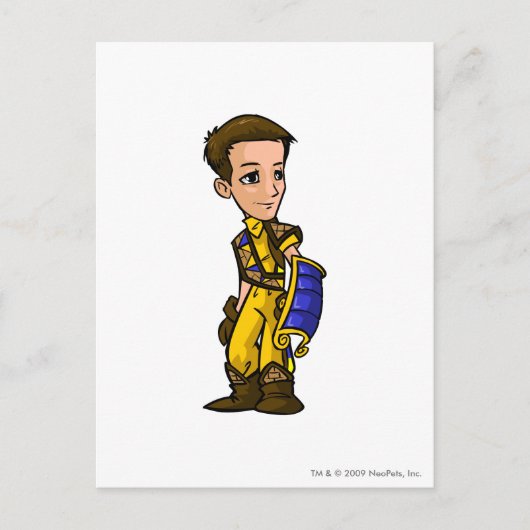 Carte Postale Dirigibles Perdu Joueur d'état-major du désert (Devant)