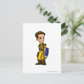 Carte Postale Dirigibles Perdu Joueur d'état-major du désert (Debout devant)