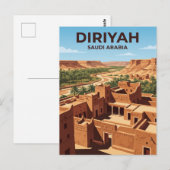 Carte Postale Diriyah Arabie saoudite (Devant / Derrière)
