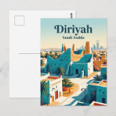 Carte Postale Diriyah Arabie saoudite (Devant / Derrière)