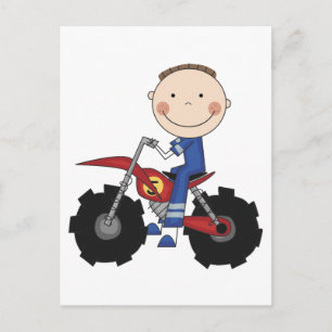 Carte Postale Dirt Bike - Tshirts et cadeaux pour garçons