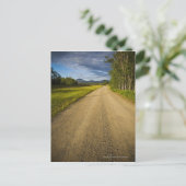 Carte Postale Dirt Road à Eagle, Alaska (Debout devant)