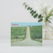 Carte Postale Dirt road - Iowa rural (Debout devant)