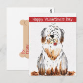 Carte Postale Dirty Dog Valentine's Card (Devant / Derrière)