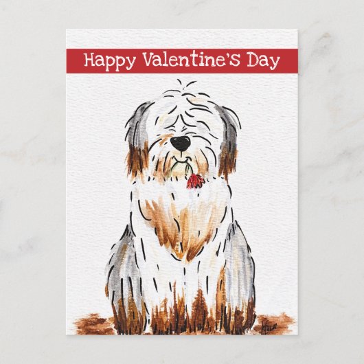 Carte Postale Dirty Dog Valentine's Card (Devant)