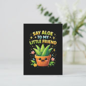 Carte Postale Dis Aloe à Mon Petit Copain (Debout devant)