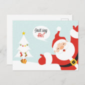 Carte Postale Dis juste - HO ! (Devant / Derrière)