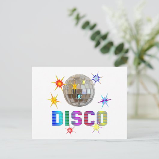 Carte Postale Disco (Debout devant)
