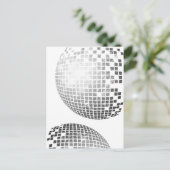 Carte postale Disco Ball Fun Retro (Debout devant)