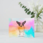 Carte postale disco de Zoey (Debout devant)