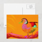 Carte Postale Disco Duck (Devant / Derrière)