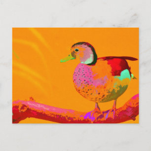 Carte Postale Disco Duck