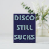 Carte Postale Disco encore sucks (Debout devant)