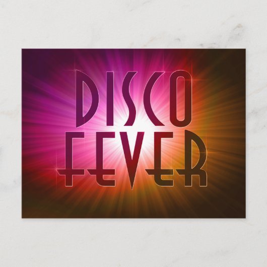 Carte postale Disco Fever (Devant)