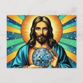 Carte postale disco Jésus ! (Devant)