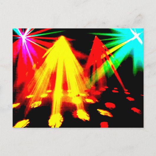 Carte Postale disco_lumières - pic central (Devant)