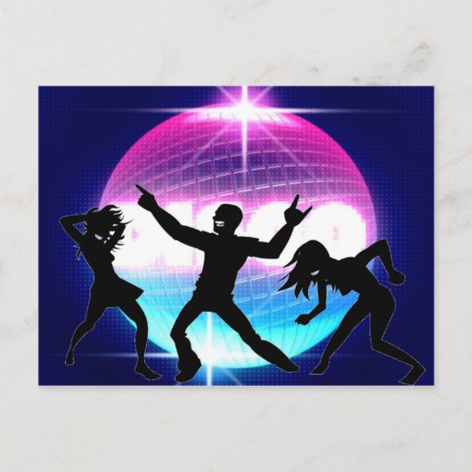 Carte Postale Disco Nightclub (Devant)