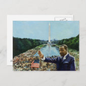 Carte Postale Discours commémoratif 2001 (Devant / Derrière)