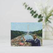 Carte Postale Discours commémoratif 2001 (Debout devant)