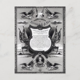 Carte Postale Discours d'adieu du général Robert E. Lee