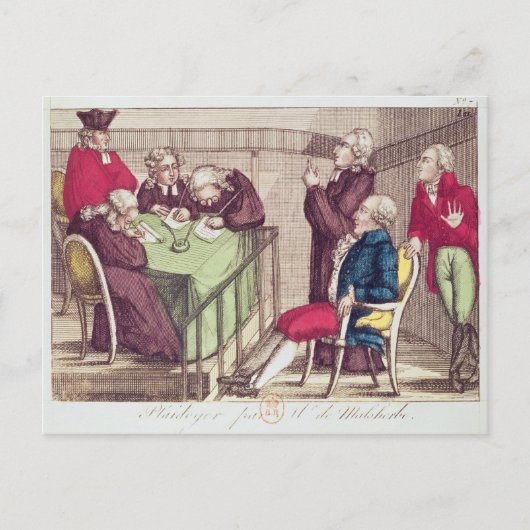 Carte Postale Discours de défense de Monsieur de Malesherbes (Devant)