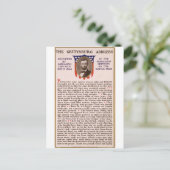 Carte Postale Discours de Gettysburg par Abraham Lincoln 1863 (Debout devant)