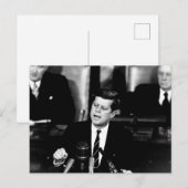 Carte Postale Discours du président John F Kennedy Men sur la Lu (Devant / Derrière)