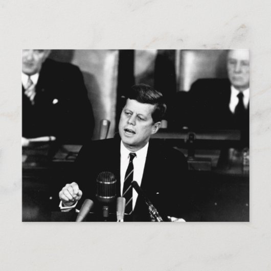 Carte Postale Discours du président John F Kennedy Men sur la Lu (Devant)
