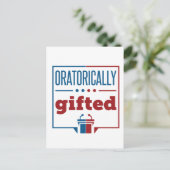 Carte Postale Discours et débat Oratoire Cadeau (Debout devant)