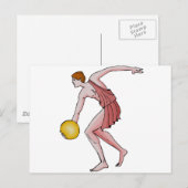 Carte Postale Discus Thrower 396 BC (Devant / Derrière)