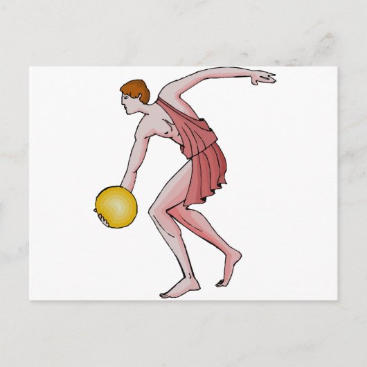 Carte Postale Discus Thrower 396 BC (Devant)