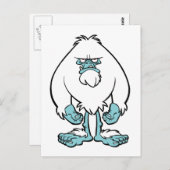 Carte Postale Disgruntled Yeti (Devant / Derrière)