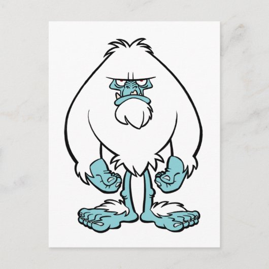 Carte Postale Disgruntled Yeti (Devant)