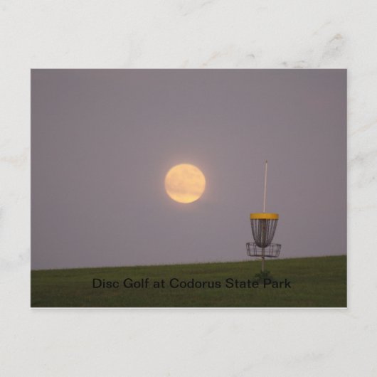 Carte Postale Disk Golf (Devant)