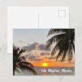 Carte postale d'Isla Mujeres, Mexique (Devant / Derrière)