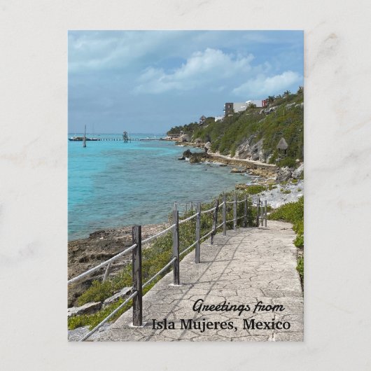 Carte postale d'Isla Mujeres Parc Punta Sur (Devant)