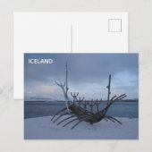 Carte postale d'Islande (Devant / Derrière)