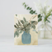 Carte Postale Disposition neutre - feuille refoulé (Debout devant)