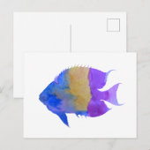 Carte Postale Disque (Devant / Derrière)