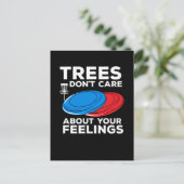 Carte Postale Disque de Golf de Frisbee (Debout devant)