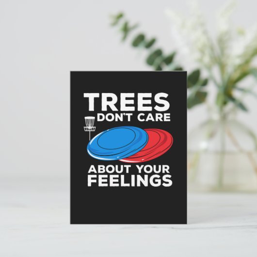 Carte Postale Disque de Golf de Frisbee (Debout devant)