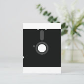 Carte Postale Disque disquette 5.5 (Debout devant)