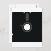 Carte Postale Disque disquette 5.5 (Devant / Derrière)